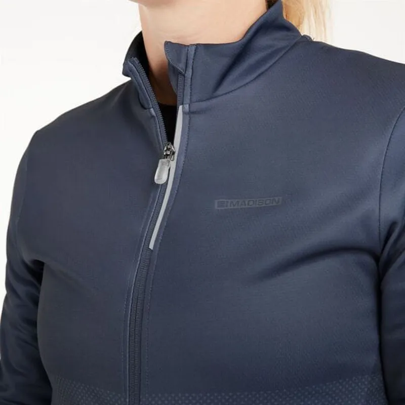 Madison Women's Sportive Long Sleeve Thermal Jacket Navy Haze-2